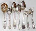 091147 ASSORTED COIN  STERLING UTENSILS SEVEN