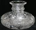 071119 BRILLIANT CUT GLASS GRAND PIANO VASE C 1900