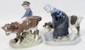 070125 ROYAL COPENHAGEN PORCELAIN FIGURES H 6 12