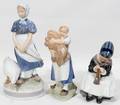 070121 ROYAL COPENHAGEN PORCELAIN FIGURES THREE
