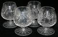 070132 CRYSTAL BRANDY SNIFTERS FOUR H 4 12