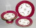 101238 THOMAS PEARCE PORCELAIN PLATES  COMPOTES