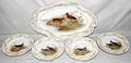 101236 HAVILAND LIMOGES PORCELAIN GAME BIRD SERVICE