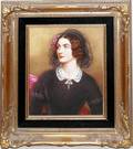 101208 GERMAN PORCELAIN PLAQUE LOLA MONTEX