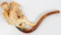 091216 CARVED MEERSCHAUM FIGURAL CHEROOT HOLDER