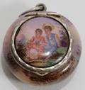 082113 FRENCH ENAMEL OVER BRASS VINAIGRETTE