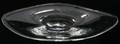 081178 STEUBEN GLASS ELONGATED DISH W 7 L 15