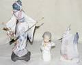 080131 LLADRO PORCELAIN GROUPING THREE PIECES