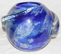 080111 ADAM JABLONSKI HANDBLOWN GLASS BULBOUS VASE