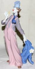 080128 LLADRO CLOWN FIGURINE A MILE OF STYLE