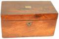061228 ENGLISH MAHOGANY TEA CADDY EARLY 19TH C