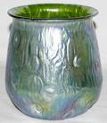 102149 IRIDESCENT ART GLASS VASE UNSIGNED