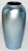 102140 DURAND IRIDESCENT BLUE ART GLASS VASE