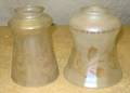 100175 IRIDESCENT GLASS SHADES C1930 TWO