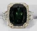 092157 28 CT TOURMALINE  DIAMOND RING