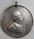 091242 GEORGIUS III DEI GRATIA SILVER MEDALLION