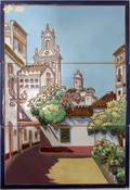 090177 M RAMOS REJANO ART NOUVEAU POTTERY TILES