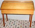 082158 AMERICAN PRIMITIVE PINE SLANT FRONT DESK