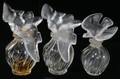081218 LALIQUE CRYSTAL PERFUME BOTTLES THREE