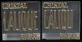 081224 LALIQUE CRYSTAL PLAQUES TWO H 3 34