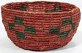 070206 NATIVE AM PLAINS INDIAN GRASS WOVEN BASKET