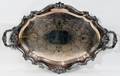 070214 REED  BARTON VICTORIAN SILVER PLATE TRAY