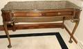 061273 CHIPPENDALE STYLE MAHOGANY DESK H 30 W 56
