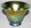 102170 LUNDBERG IRIDESCENT ART GLASS VASE H3 DIA4
