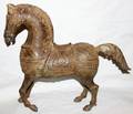 082222 ORIENTAL ANTIQUE BRONZE SCULPTURE OF HORSE