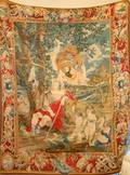 081256 WOOL HANDMADE TAPESTRY 7 9 X 5 10