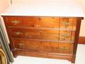070260 EASTLAKE MAHOGANY DRESSER WMARBLE TOP