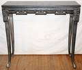 061324 EBONIZED WOOD ALTAR TABLE H 44 W 48 D 18