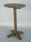 Pine and oak candlestand ca 1740