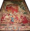 100257 HAND WOVEN WOOL TAPESTRY 20TH C 56x76