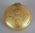 English brass snuff box late 18th c