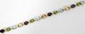 092228 AMETHYST CITRINE GARNET  DIAMOND BRACELET L7