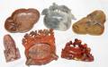 080258 SOAPSTONE GROUPING 6 PCS