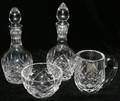 072267 WATERFORD  STUART CRYSTAL GROUPING 4 PCS