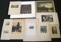 Large group of engravings