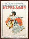 102288 AMERICAN LITHOGRAPH POSTER NEVER AGAIN