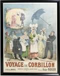 102283 FRENCH LITHOGRAPH POSTER VOYAGE DE CORBILLON