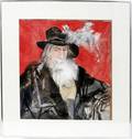 102292 RICHARD JERZY WATERCOLOR ON PAPER PORTRAIT