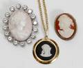100284 CAMEO BROOCHES WEDGWOOD PENDANT ON CHAIN