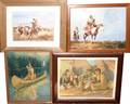 100203 PRINTS FOUR AMERICAN INDIANS