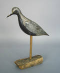 Carved and painted black bellied plover early 20th c