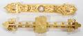 091384 VICTORIAN YELLOW GOLD BAR PINS LATE 19TH C