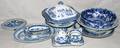 082296 CHINESE BLUE  WHITE PORCELAIN TABLEWARE 17