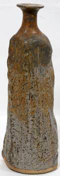081362 CRANBROOK ART POTTERY VASE H 12 L 4 12
