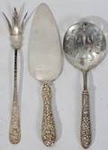081328 AMERICAN REPOUSSE STERLING SERVING PIECES