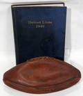 080293 1940 LIONS YEAR BOOK  1934 AUTOGRAPHED BALL